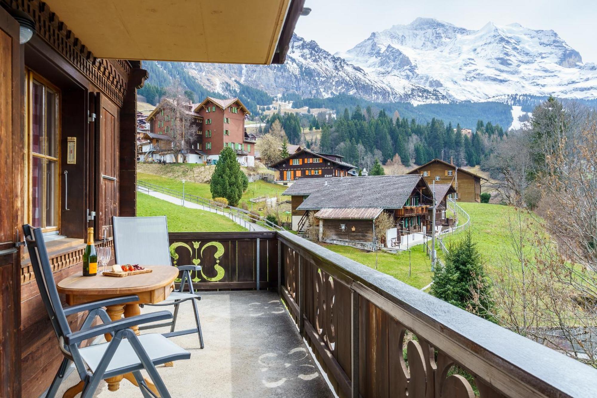Chalet Bergkristall Wengen Exterior photo
