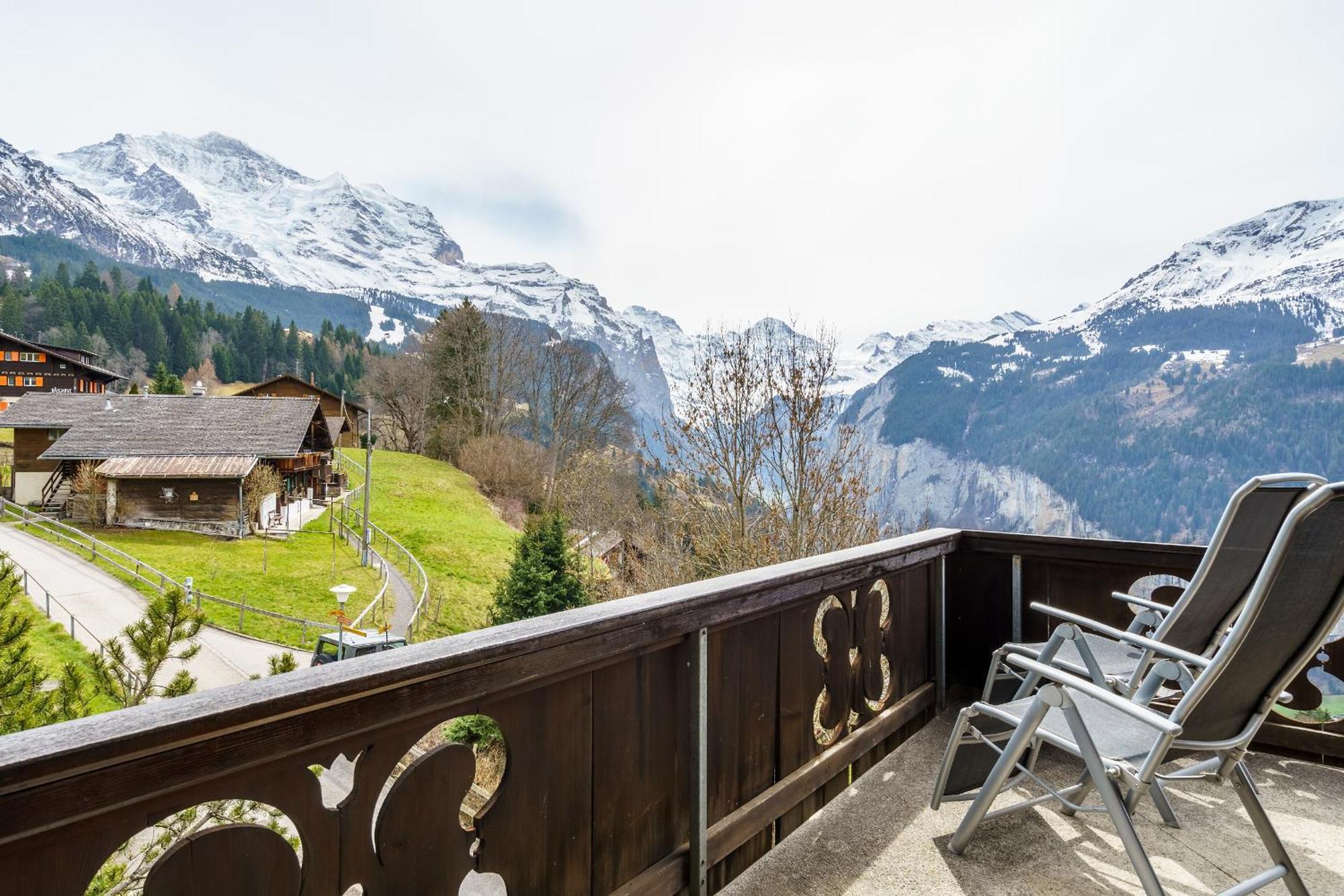 Chalet Bergkristall Wengen Exterior photo